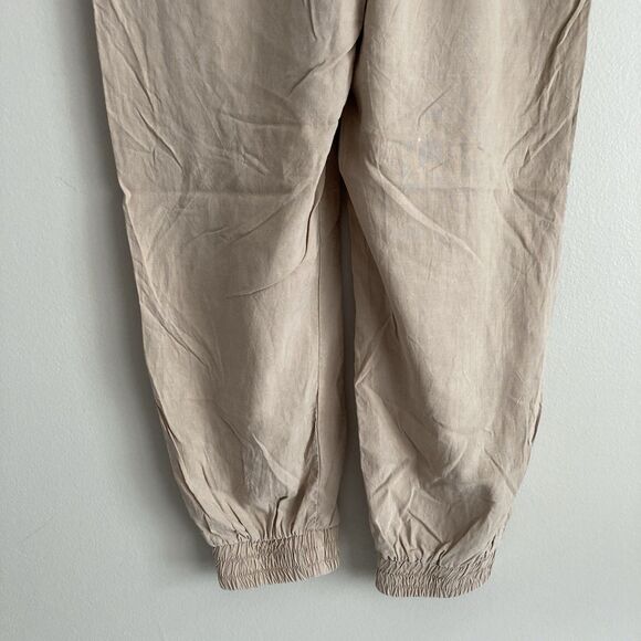Cloth & Stone Anthropologie Womens Beige Joggers Pants Sz Medium Pockets Tencel - Picture 8 of 11